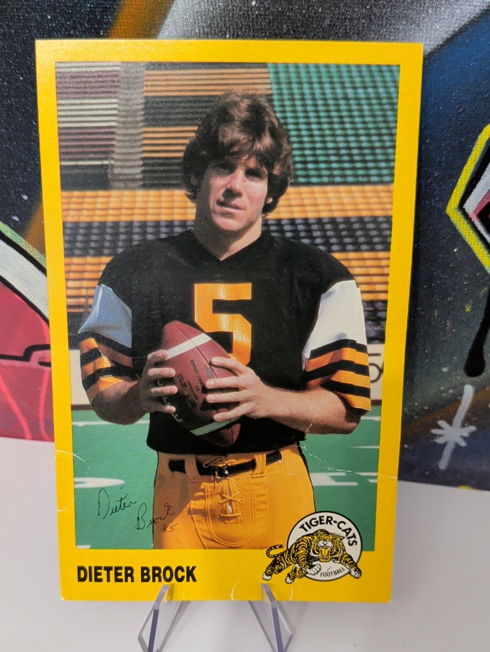 Dieter Brock 1984 JOGO Jumbo (FC) - Hamilton Tiger-Cats